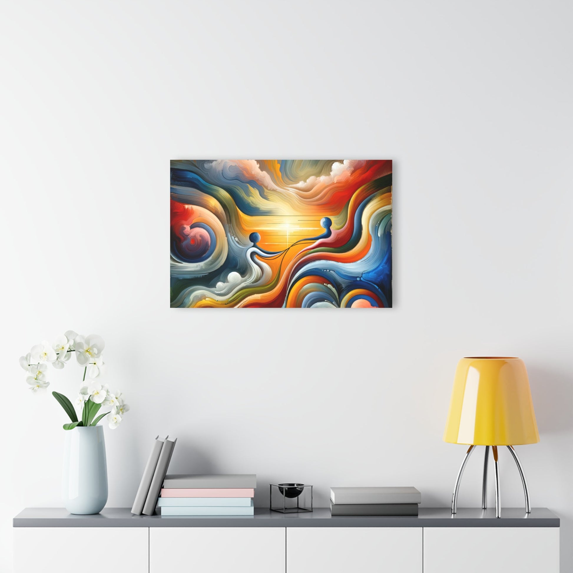 Empathetic Lifeline Abstract Acrylic Prints (French Cleat Hanging) - ATUH.ART