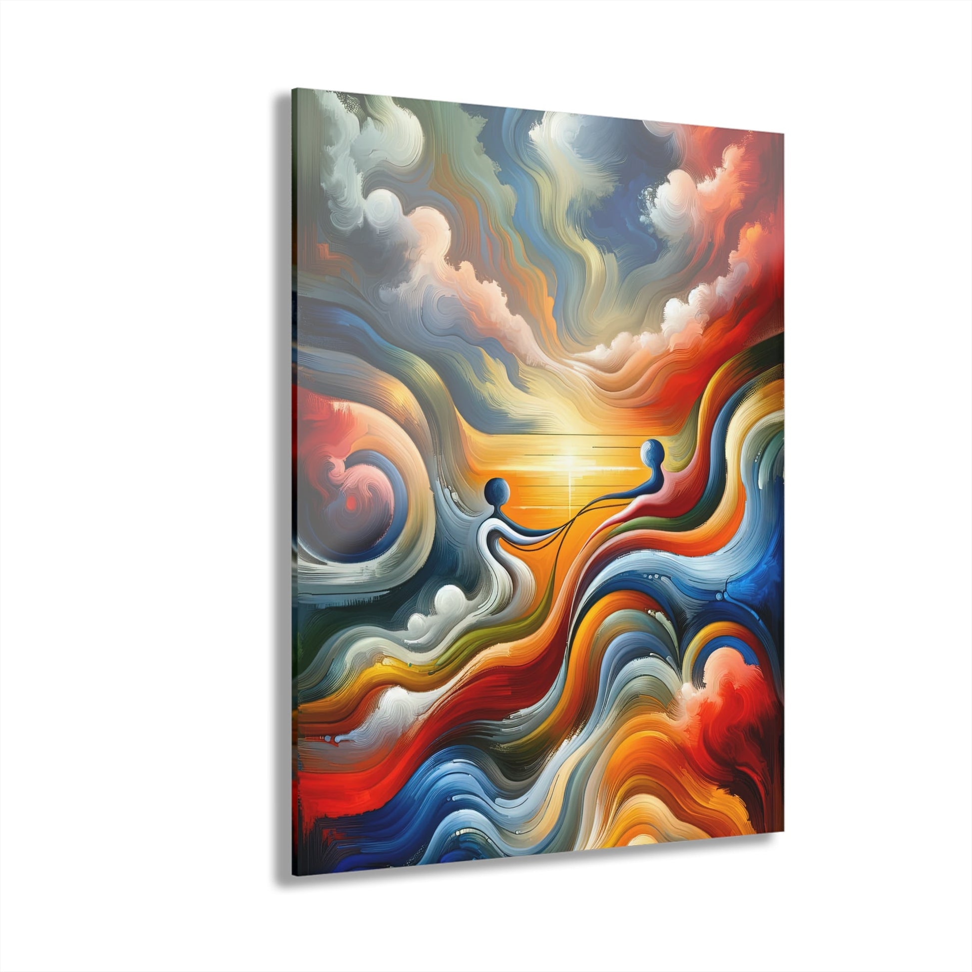 Empathetic Lifeline Abstract Acrylic Prints (French Cleat Hanging) - ATUH.ART