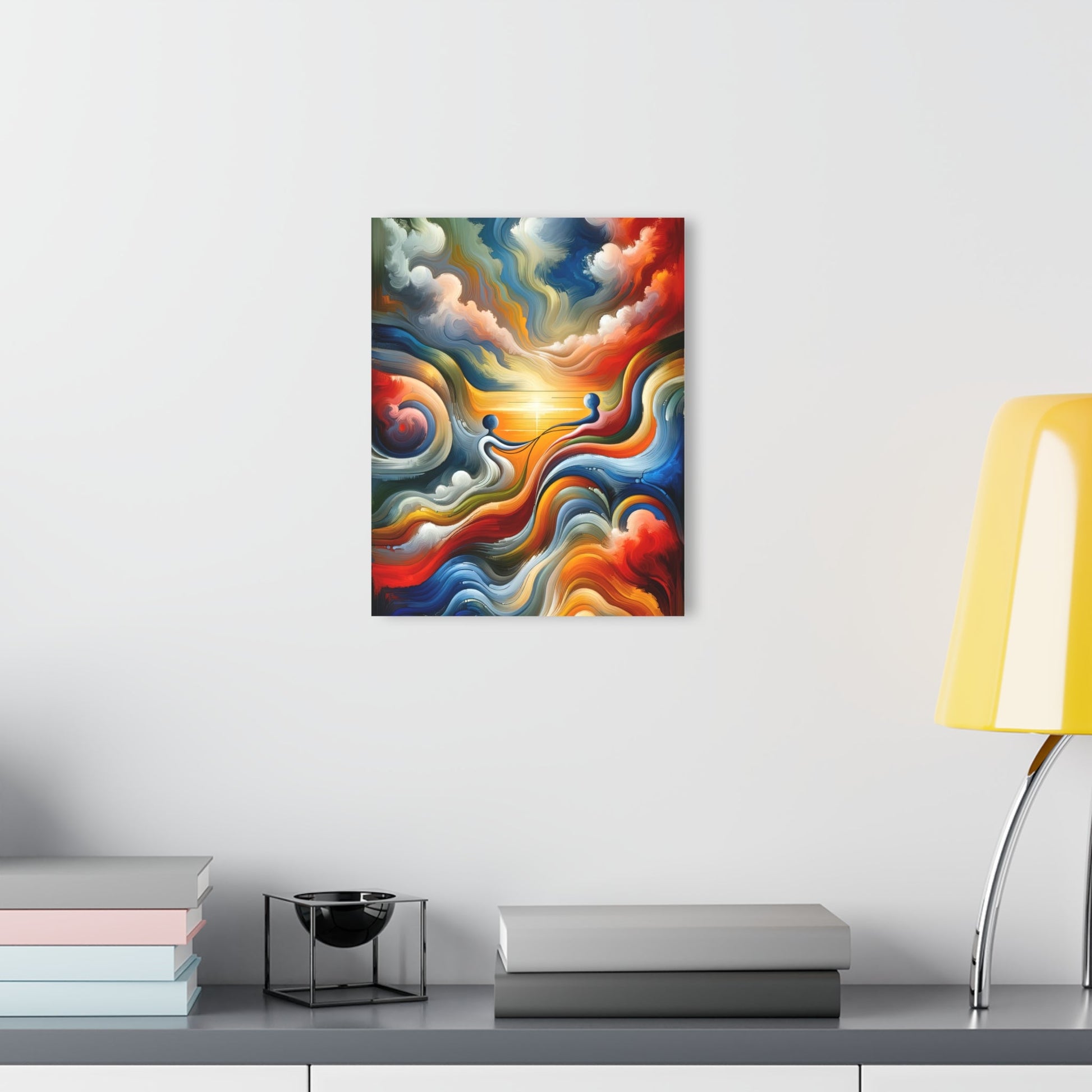 Empathetic Lifeline Abstract Acrylic Prints (French Cleat Hanging) - ATUH.ART