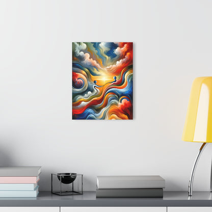 Empathetic Lifeline Abstract Acrylic Prints (French Cleat Hanging) - ATUH.ART