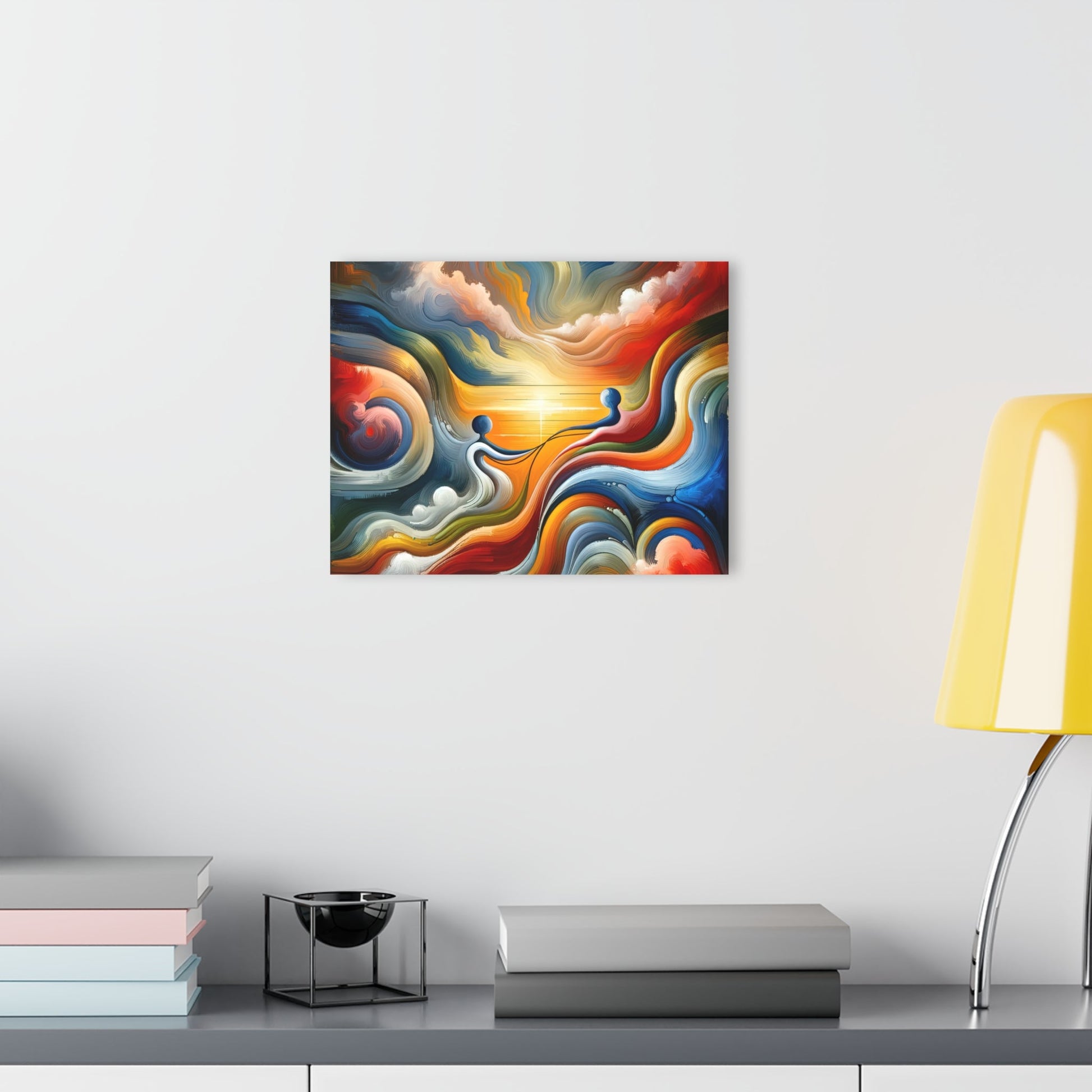 Empathetic Lifeline Abstract Acrylic Prints (French Cleat Hanging) - ATUH.ART
