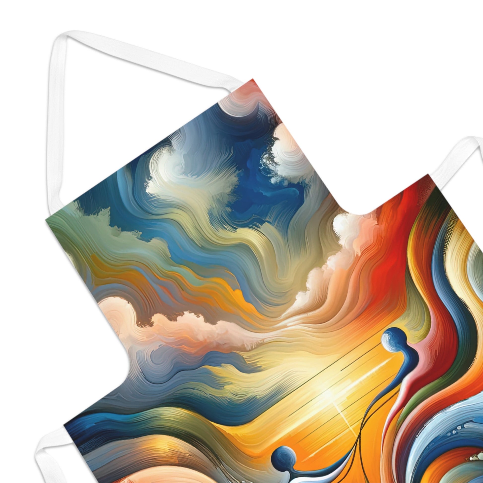 Empathetic Lifeline Abstract Adult Apron (AOP) - ATUH.ART