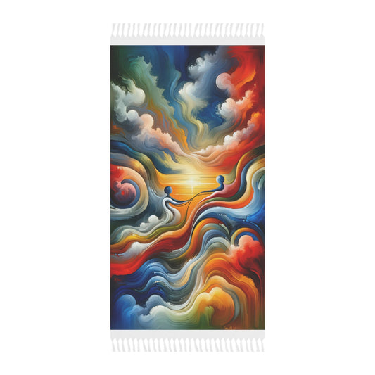 Empathetic Lifeline Abstract Boho Beach Cloth - ATUH.ART