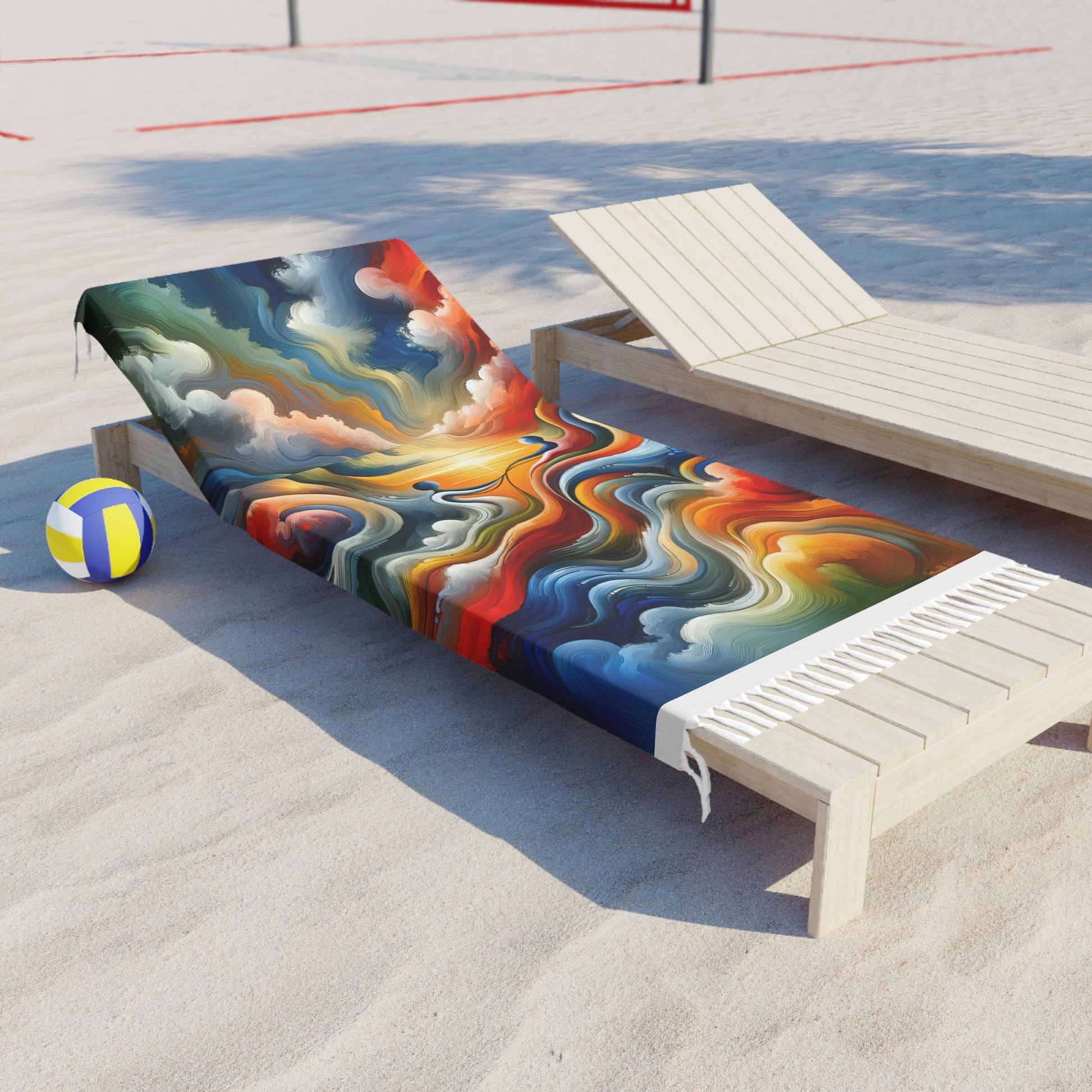Empathetic Lifeline Abstract Boho Beach Cloth - ATUH.ART
