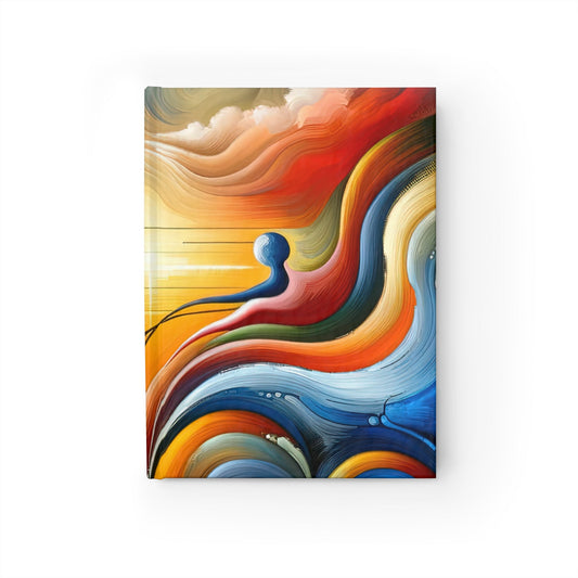 Empathetic Lifeline Abstract Journal - Blank - ATUH.ART