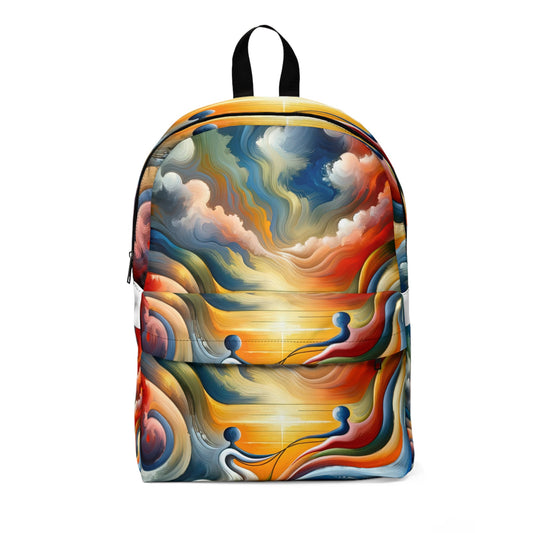 Empathetic Lifeline Abstract Unisex Classic Backpack - ATUH.ART