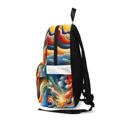 Empathetic Lifeline Abstract Unisex Classic Backpack - ATUH.ART