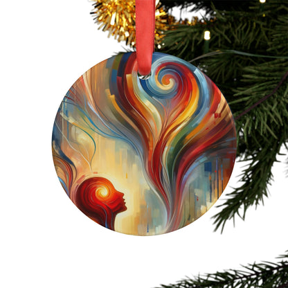 Empathetic Spiral Dialogue Acrylic Ornament with Ribbon - ATUH.ART