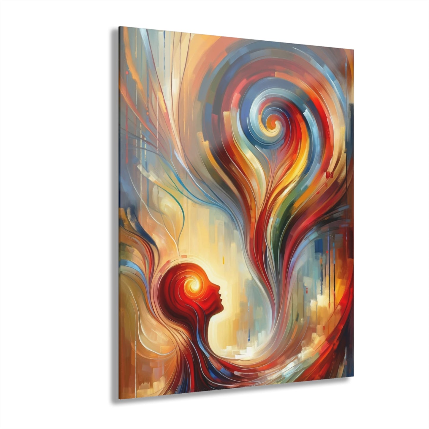 Empathetic Spiral Dialogue Acrylic Prints (French Cleat Hanging) - ATUH.ART