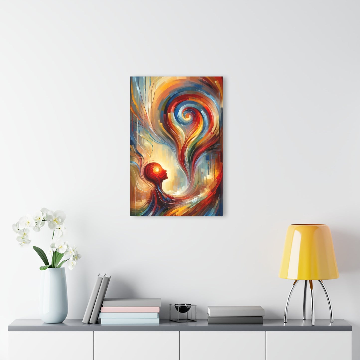Empathetic Spiral Dialogue Acrylic Prints (French Cleat Hanging) - ATUH.ART