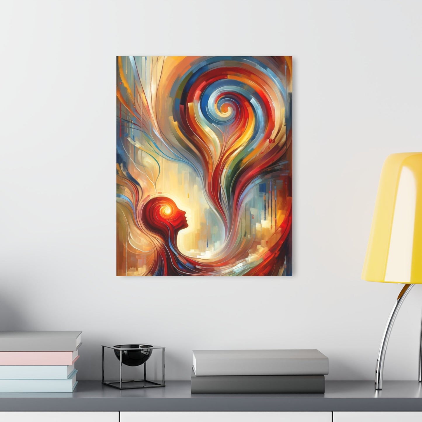 Empathetic Spiral Dialogue Acrylic Prints (French Cleat Hanging) - ATUH.ART