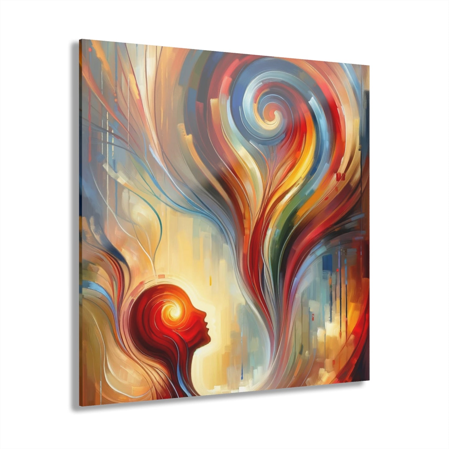 Empathetic Spiral Dialogue Acrylic Prints (French Cleat Hanging) - ATUH.ART