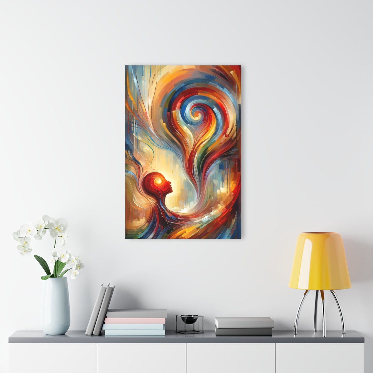 Empathetic Spiral Dialogue Acrylic Prints (French Cleat Hanging) - ATUH.ART