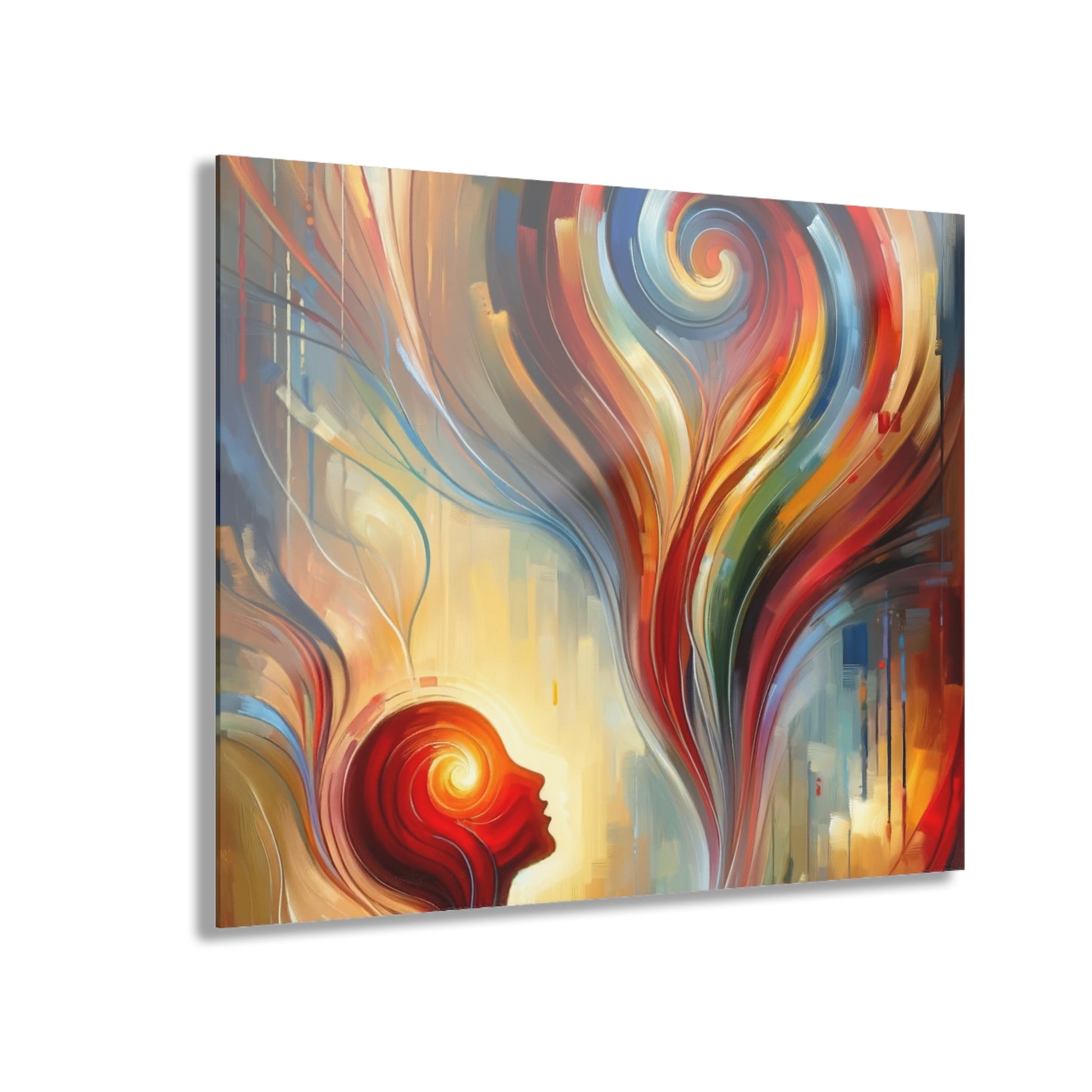 Empathetic Spiral Dialogue Acrylic Prints (French Cleat Hanging) - ATUH.ART