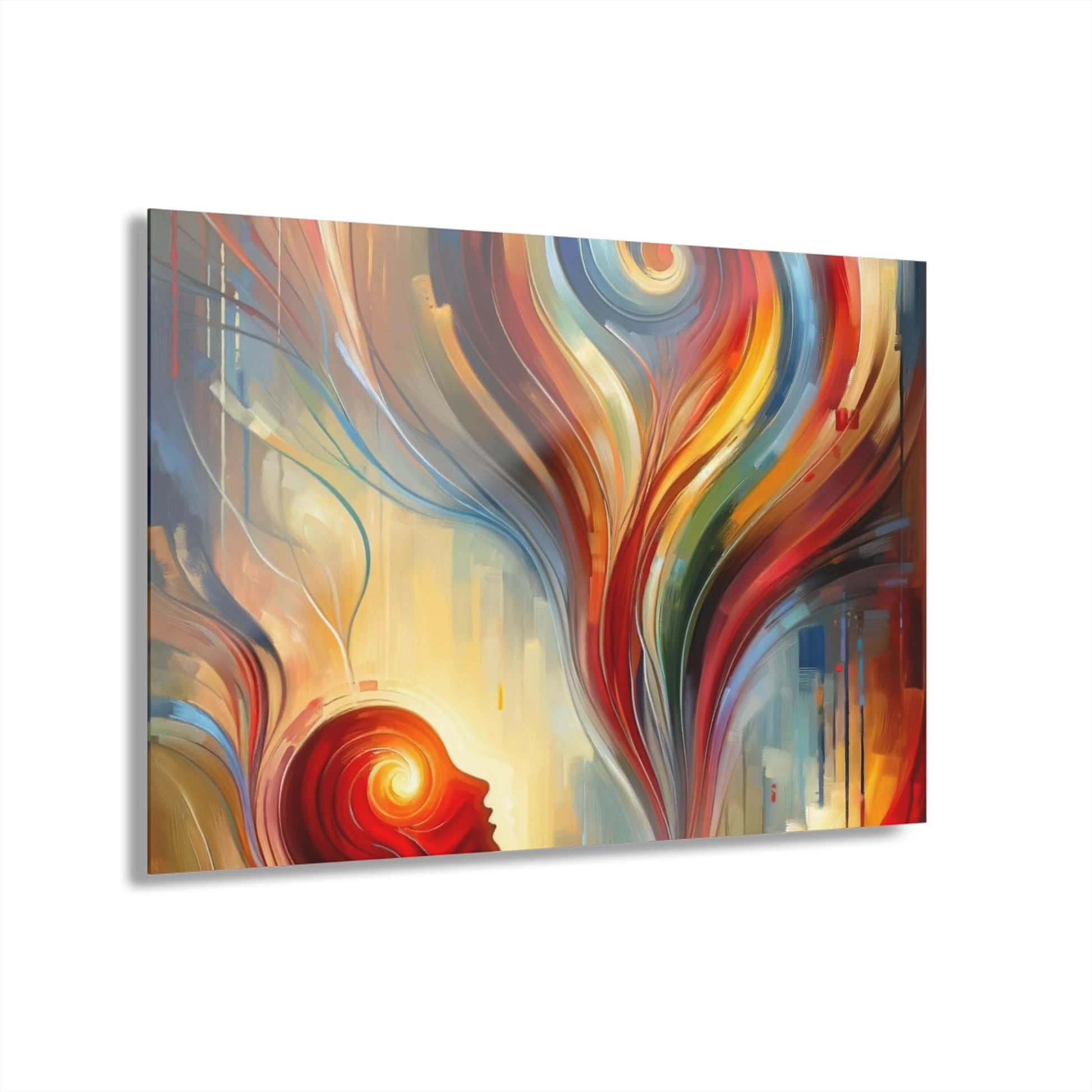 Empathetic Spiral Dialogue Acrylic Prints (French Cleat Hanging) - ATUH.ART