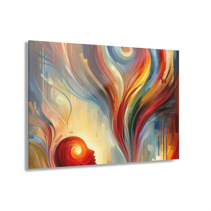 Empathetic Spiral Dialogue Acrylic Prints (French Cleat Hanging) - ATUH.ART