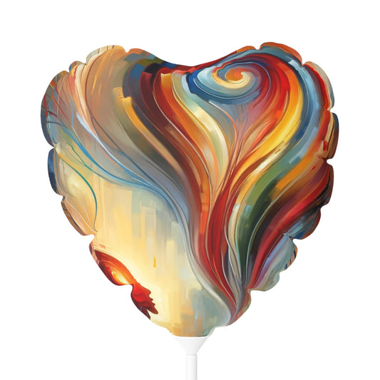 Empathetic Spiral Dialogue Balloon (Round and Heart-shaped), 11" - ATUH.ART