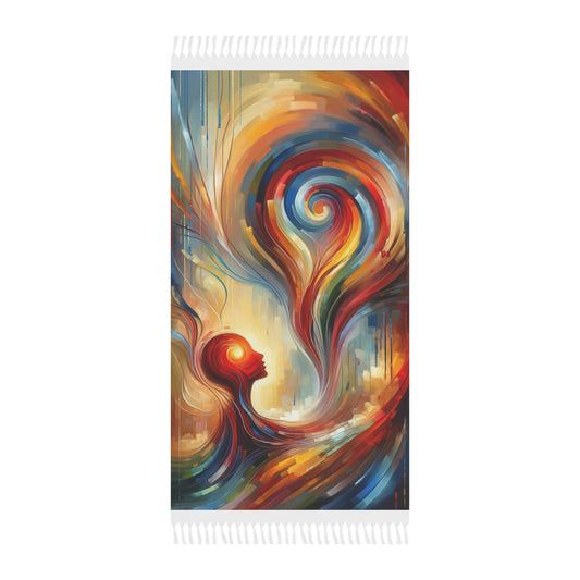 Empathetic Spiral Dialogue Boho Beach Cloth - ATUH.ART