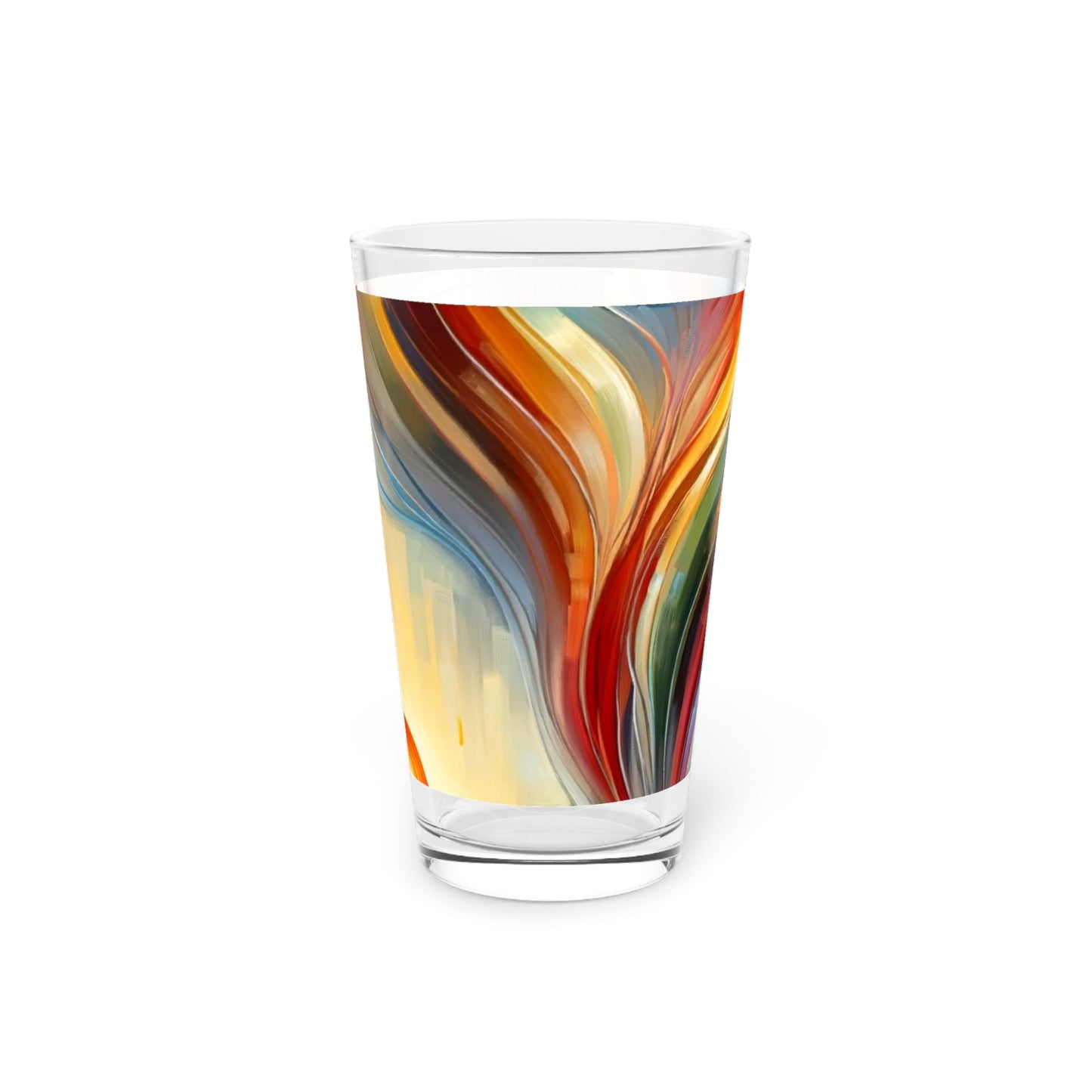 Empathetic Spiral Dialogue Pint Glass, 16oz - ATUH.ART