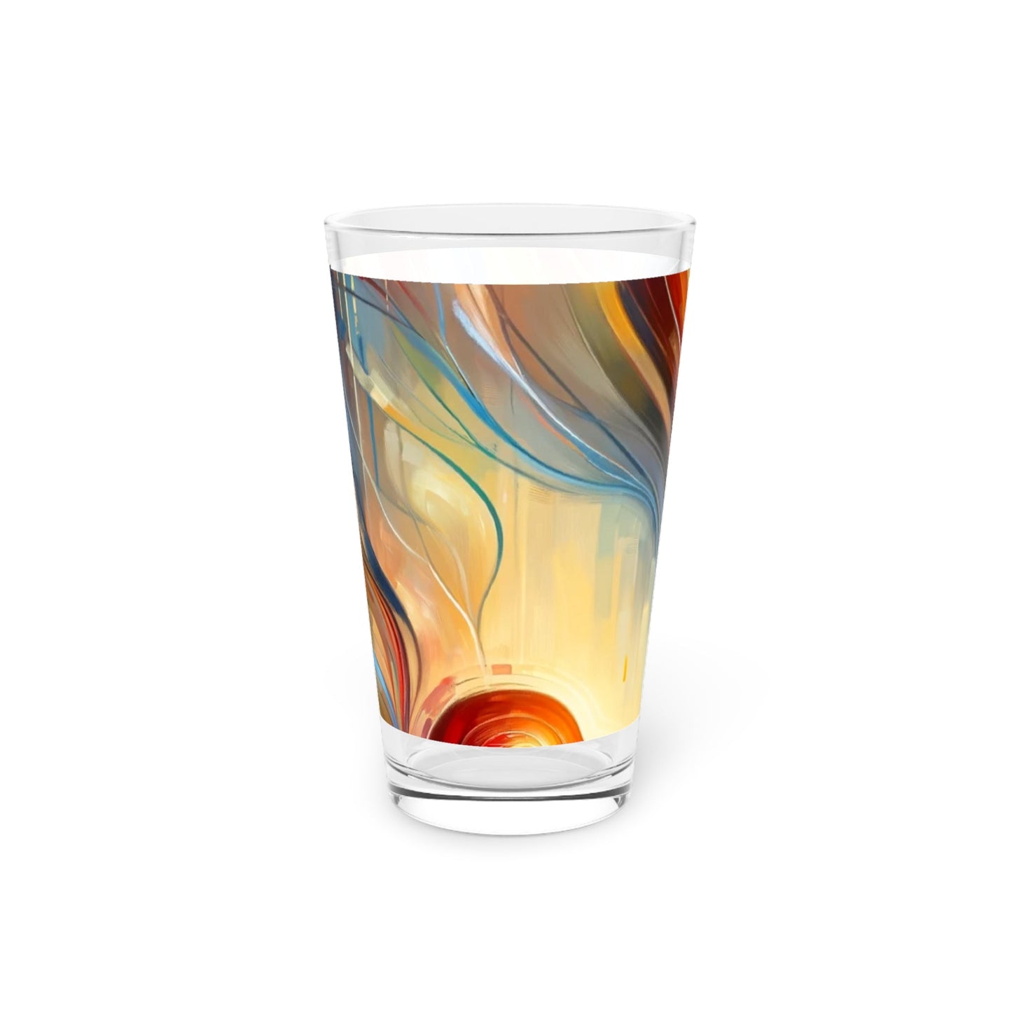 Empathetic Spiral Dialogue Pint Glass, 16oz - ATUH.ART