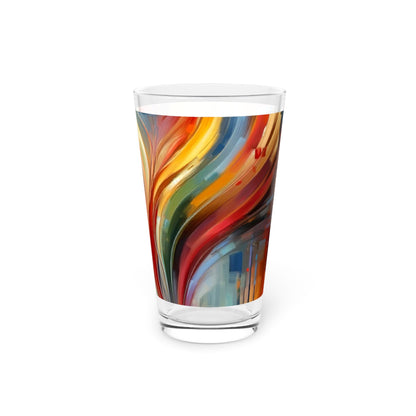 Empathetic Spiral Dialogue Pint Glass, 16oz - ATUH.ART