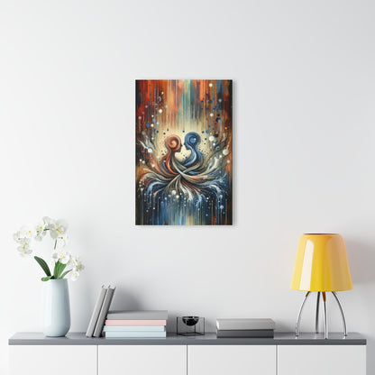 Empathic Connection Tachism Acrylic Prints (French Cleat Hanging) - ATUH.ART