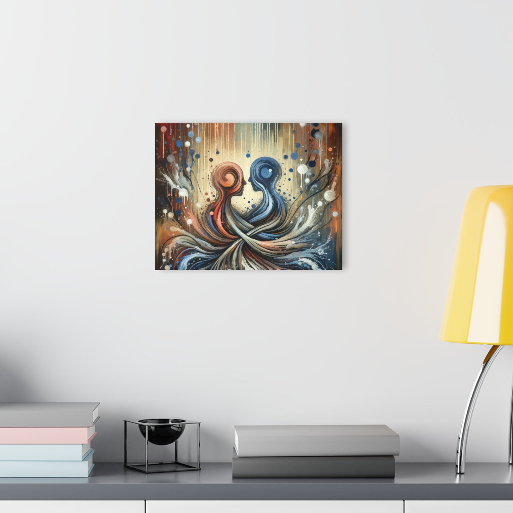 Empathic Connection Tachism Acrylic Prints (French Cleat Hanging) - ATUH.ART