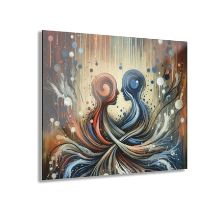 Empathic Connection Tachism Acrylic Prints (French Cleat Hanging) - ATUH.ART