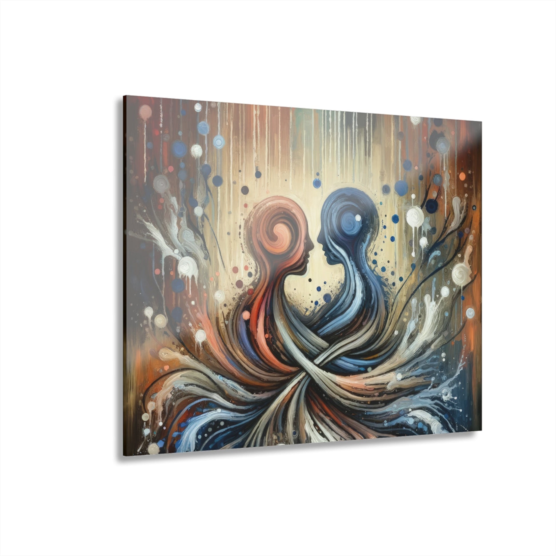 Empathic Connection Tachism Acrylic Prints (French Cleat Hanging) - ATUH.ART
