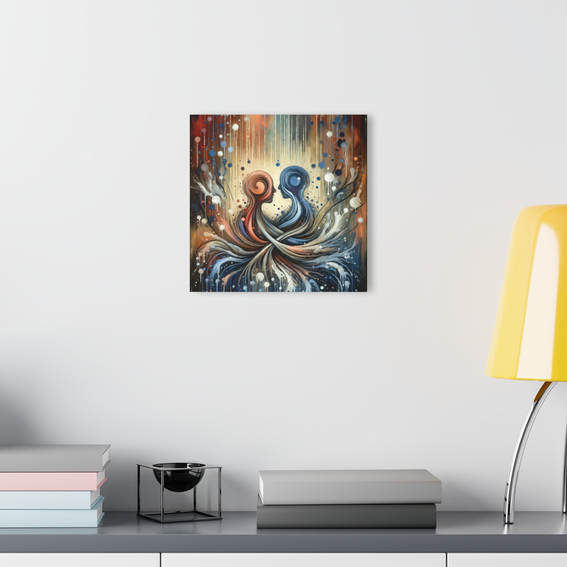 Empathic Connection Tachism Acrylic Prints (French Cleat Hanging) - ATUH.ART