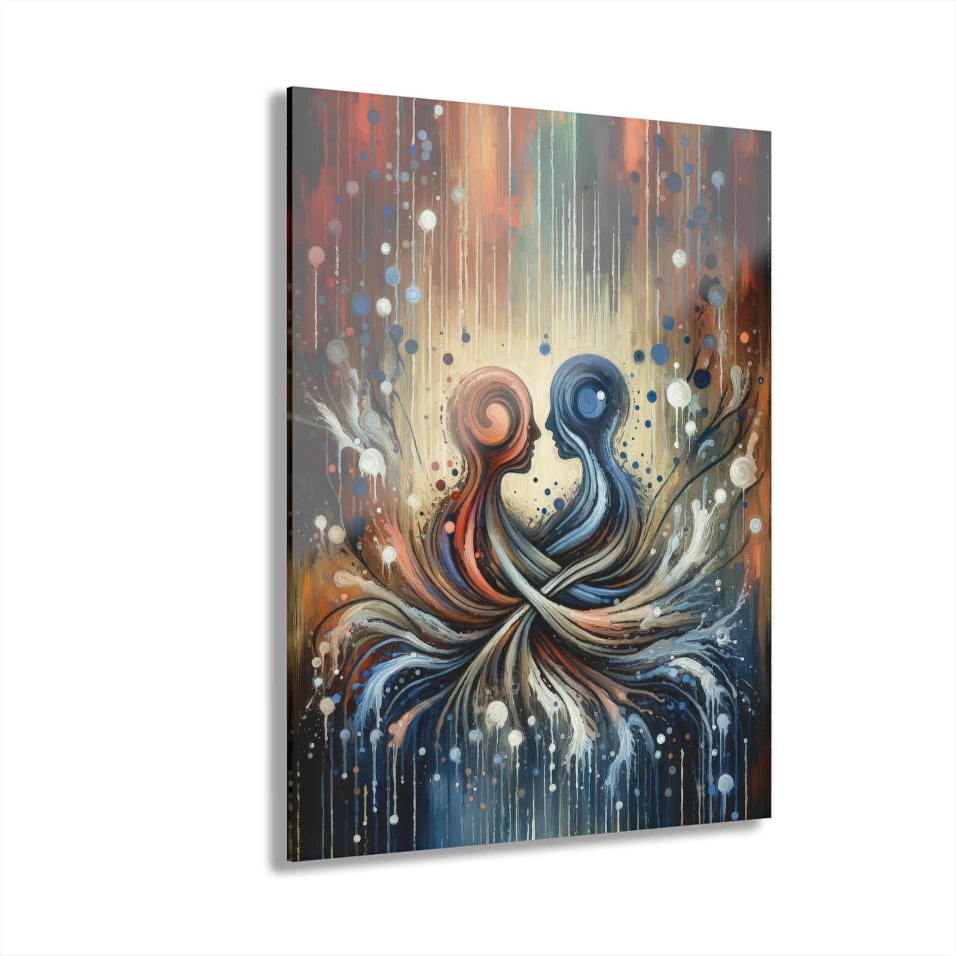 Empathic Connection Tachism Acrylic Prints (French Cleat Hanging) - ATUH.ART