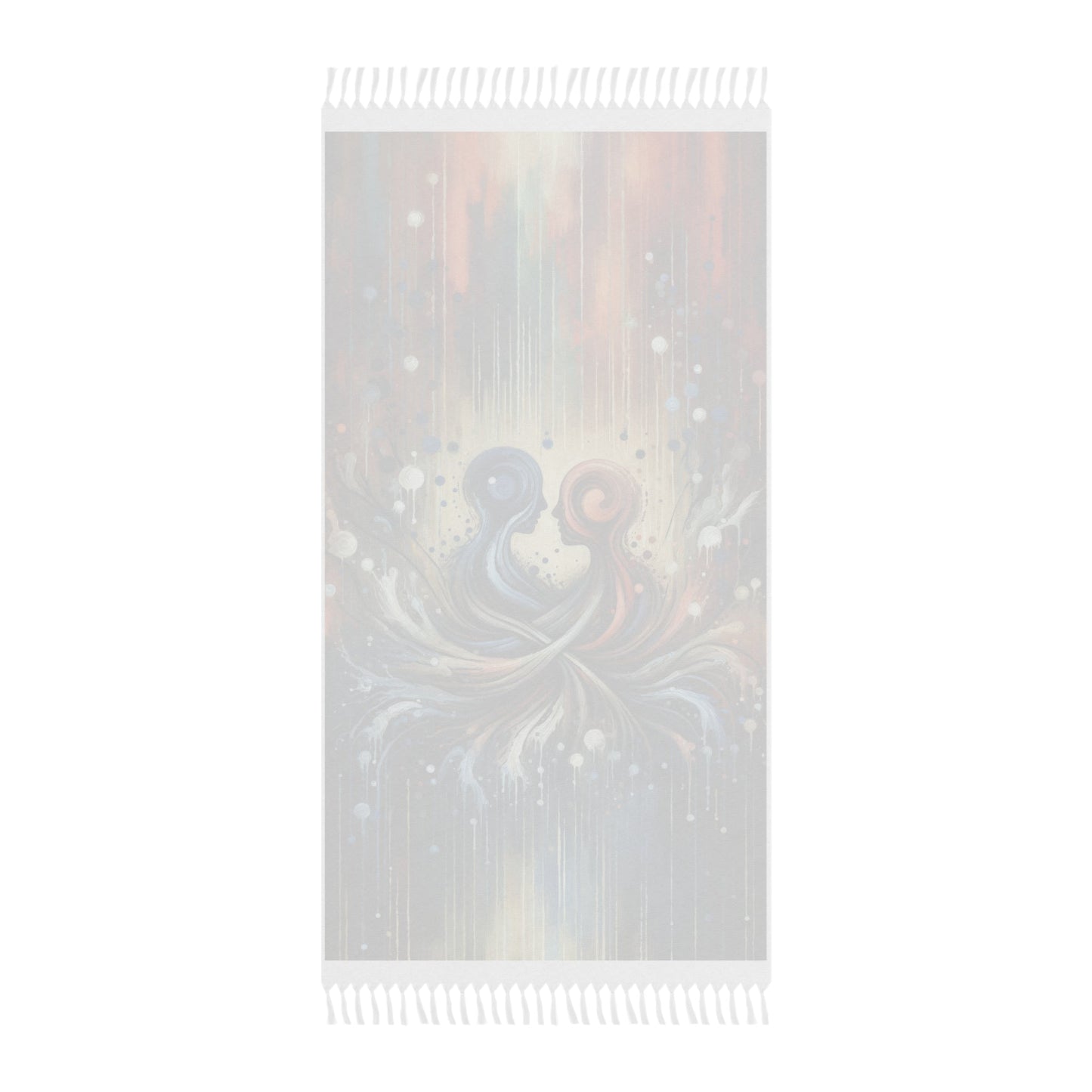 Empathic Connection Tachism Boho Beach Cloth - ATUH.ART