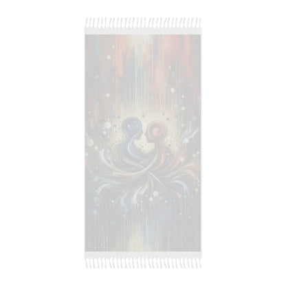 Empathic Connection Tachism Boho Beach Cloth - ATUH.ART