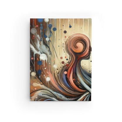 Empathic Connection Tachism Journal - Blank - ATUH.ART
