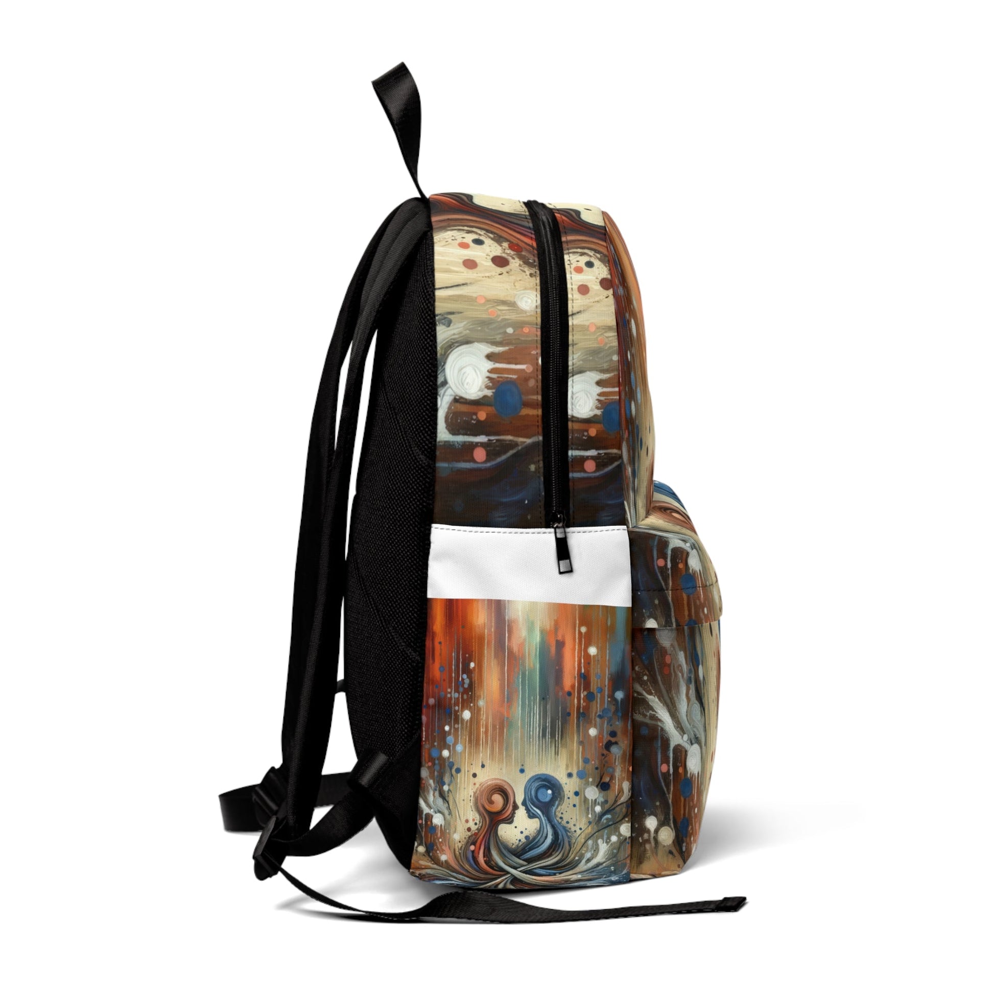 Empathic Connection Tachism Unisex Classic Backpack - ATUH.ART