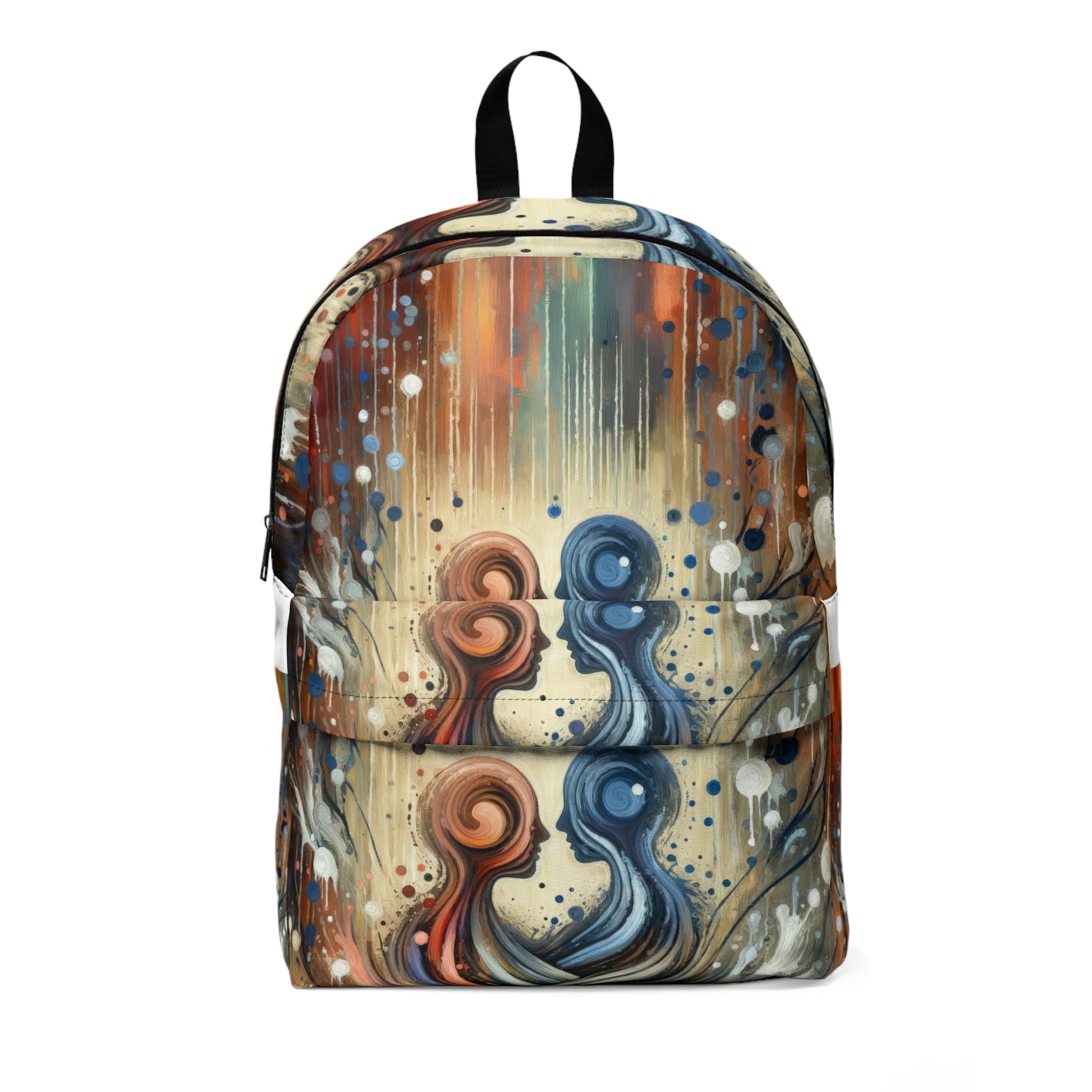 Empathic Connection Tachism Unisex Classic Backpack - ATUH.ART