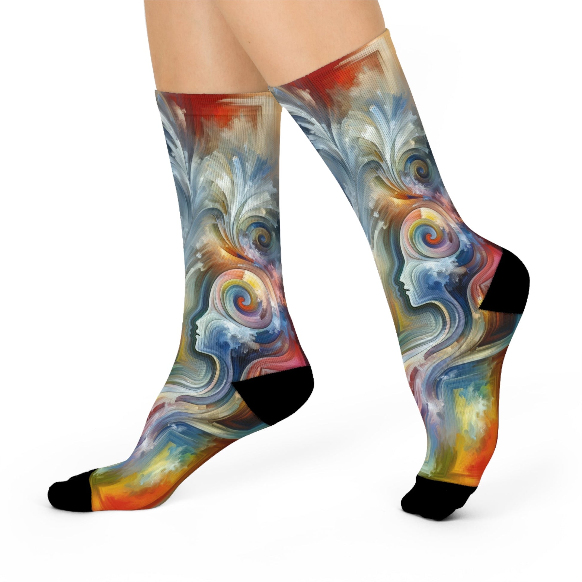 Empathy Binding Spirit Cushioned Crew Socks - ATUH.ART