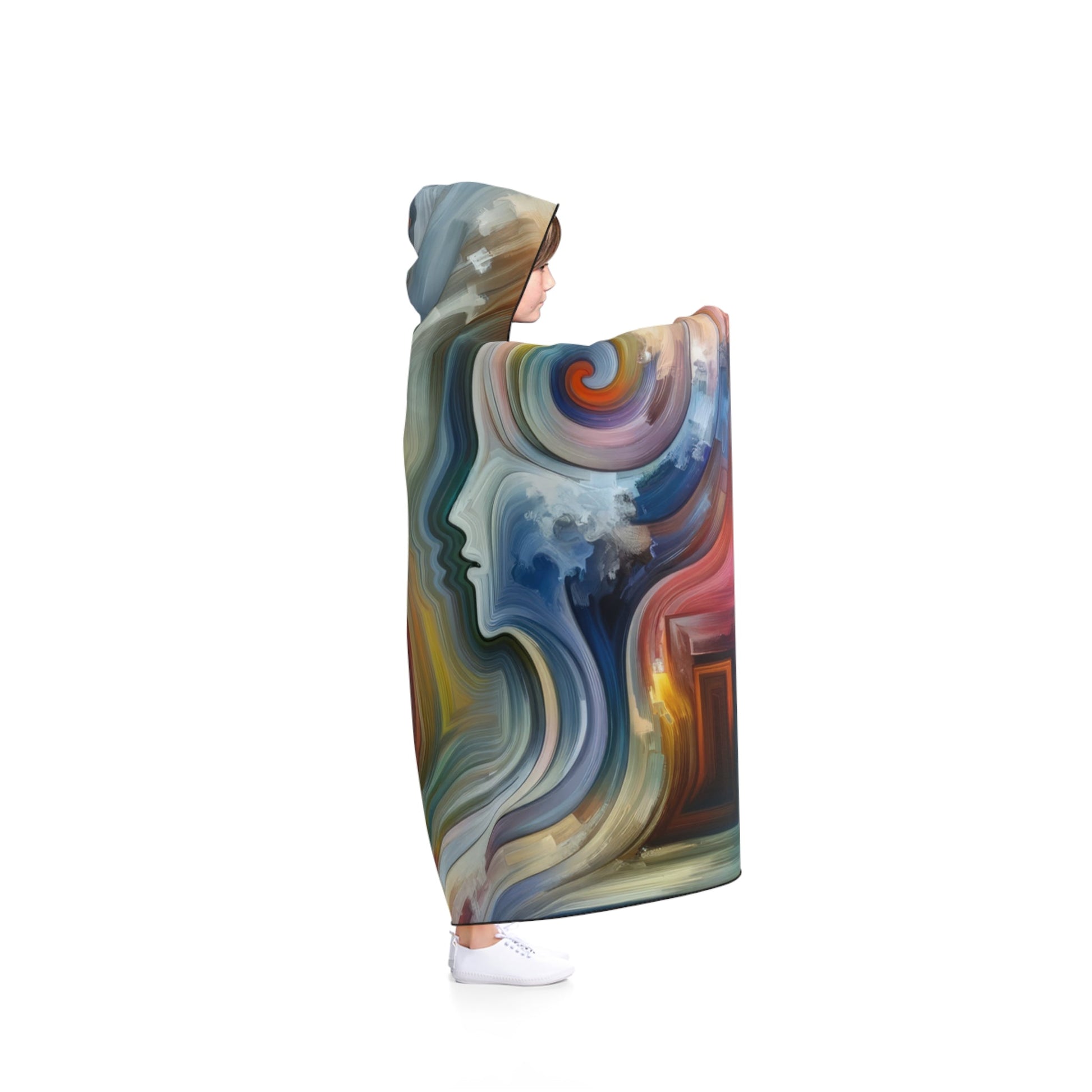 Empathy Binding Spirit Hooded Blanket - ATUH.ART