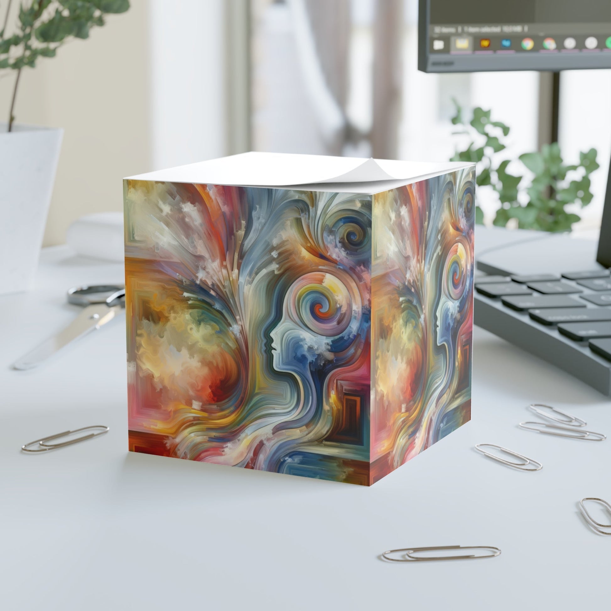 Empathy Binding Spirit Note Cube - ATUH.ART