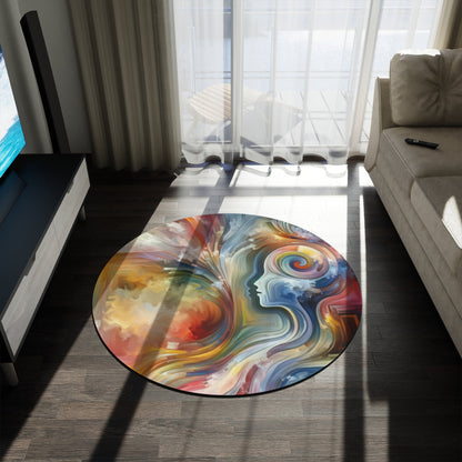 Empathy Binding Spirit Round Rug - ATUH.ART