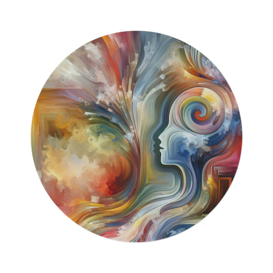 Empathy Binding Spirit Round Rug - ATUH.ART