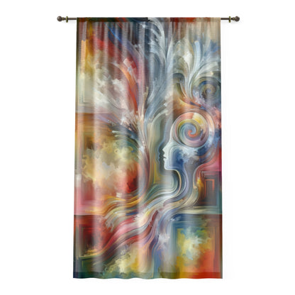 Empathy Binding Spirit Window Curtain - ATUH.ART