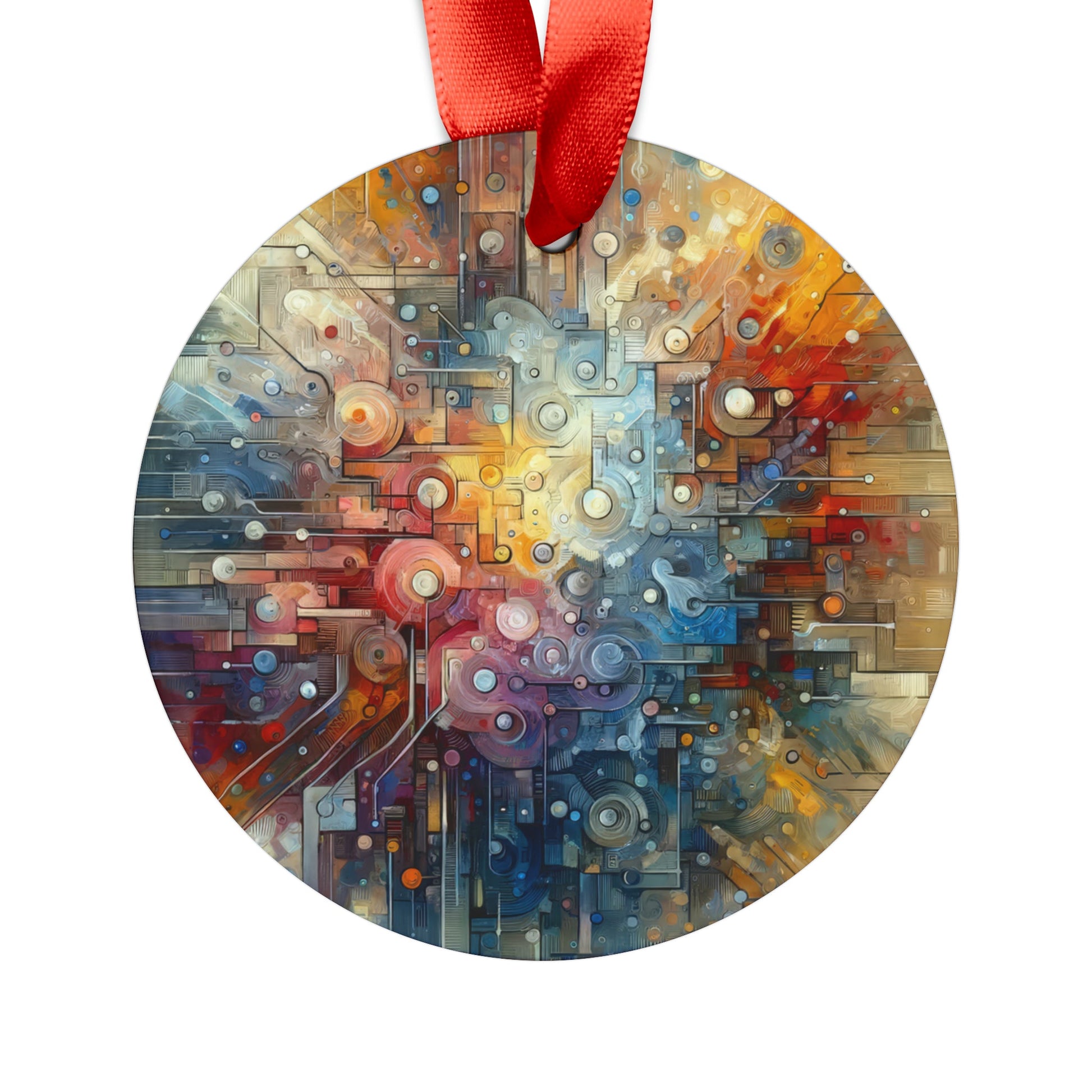Empathy Scaffold Unity Acrylic Ornament with Ribbon - ATUH.ART