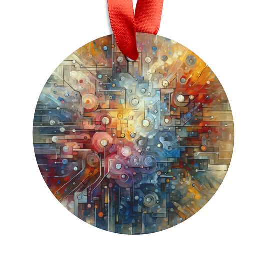 Empathy Scaffold Unity Acrylic Ornament with Ribbon - ATUH.ART