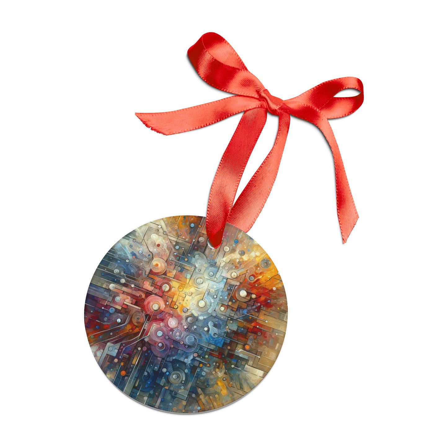 Empathy Scaffold Unity Acrylic Ornament with Ribbon - ATUH.ART