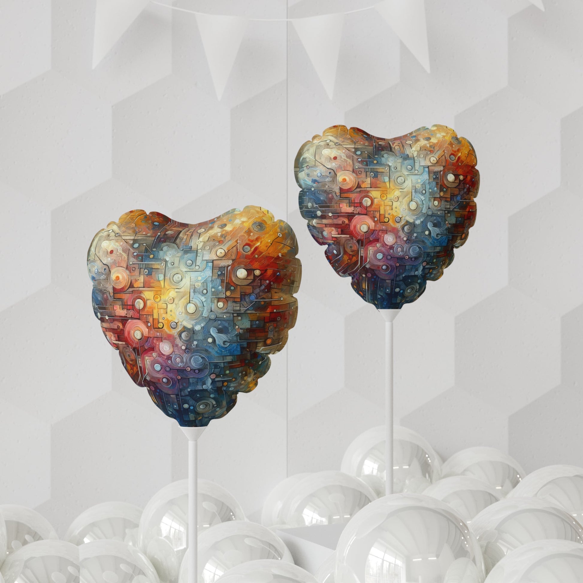 Empathy Scaffold Unity Balloon (Round and Heart-shaped), 11" - ATUH.ART