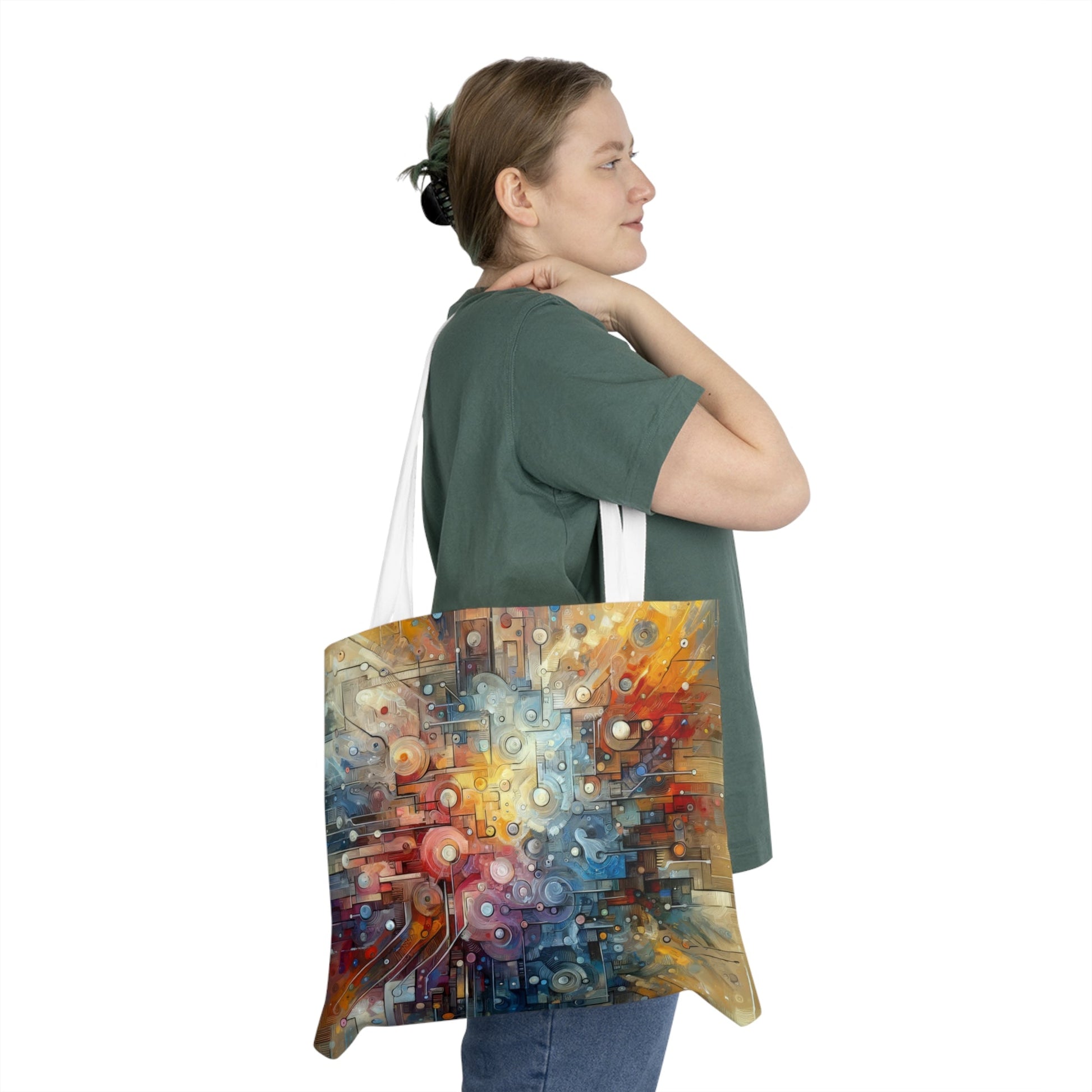 Empathy Scaffold Unity Shoulder Tote Bag (AOP) - ATUH.ART