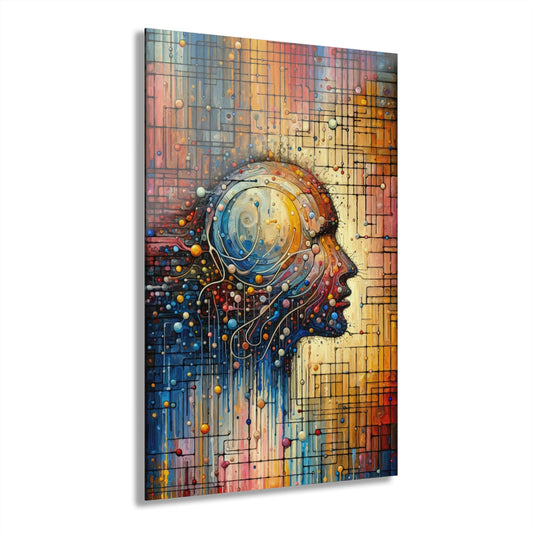Empathy Unity Interaction Acrylic Prints (French Cleat Hanging) - ATUH.ART