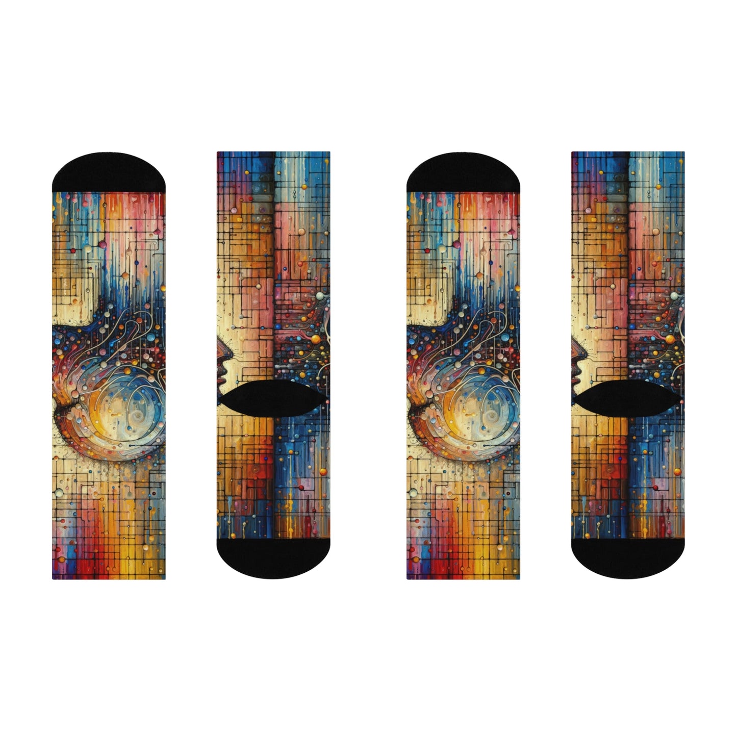 Empathy Unity Interaction Cushioned Crew Socks - ATUH.ART