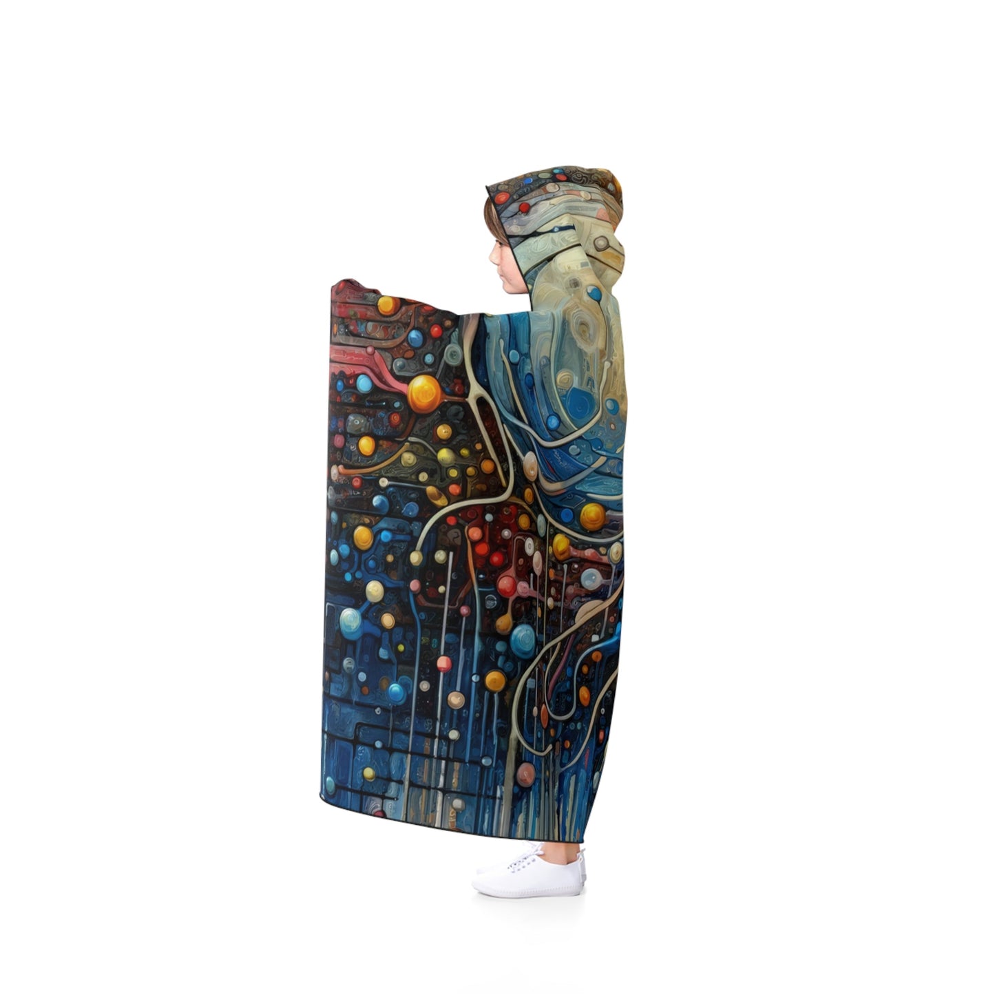 Empathy Unity Interaction Hooded Blanket - ATUH.ART